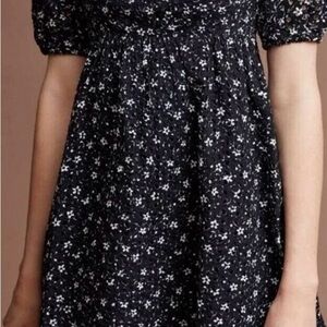 Maeve Lillianne Eyelet Puff Sleeve Midi Dress